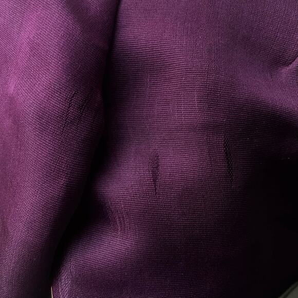 Nellie Partow Silk Tafetta Boxy Top Mulberry Purple Sz Small High End Minimalism - Picture 8 of 9